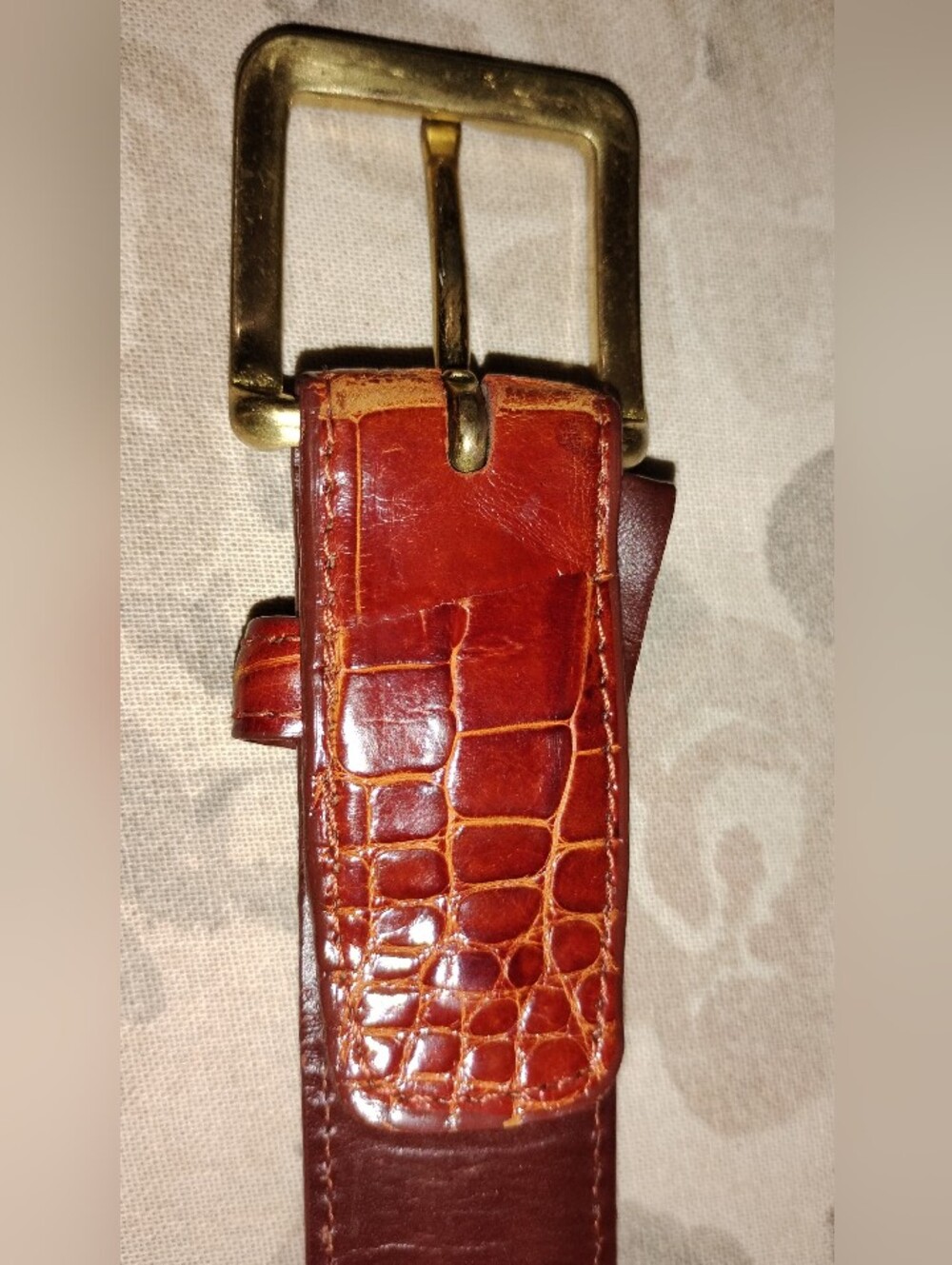 VINTAGE COACH ALLIGATOR BELT - Picture 3 of 7